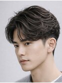 Haleニュアンスパーマリバースセンターパートフェザーパーマ原宿