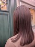 カット＋低刺激カラー＋髪質改善トリートメント＋ヘッドスパ10分20700→14000