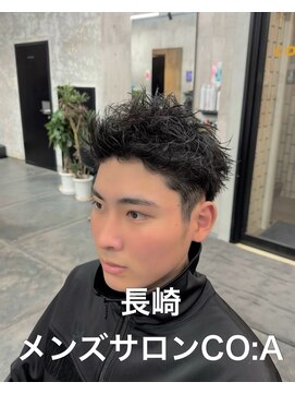 コア(CO:A) 長崎メンズカットスパイキーショート