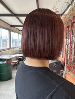コーパル(copal) ボブ・ミニボブ・明るい白髪染め・暖色カラー・顔まわり