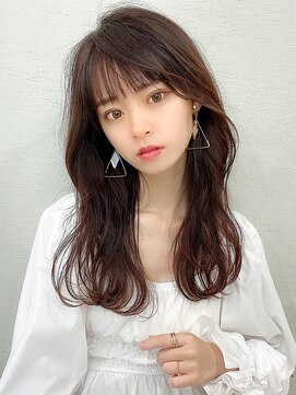 アフロート エル 錦糸町(AFLOAT L) ゆるふわパーマはレイヤーカットとシアーカラーで【味田雅宏】