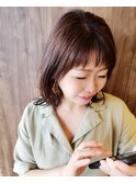 ハイライトがたっぷりのヘアカラー