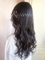 リコンテ(Reconte)&nbsp;ゆるふわコテアレンジで女性らしいロングヘア♪