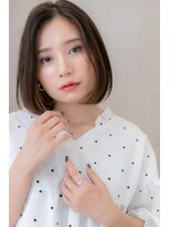 モッズヘア 越谷(mod's hair)&nbsp;イヤリングカラーヘムライト切りっぱなしロブZ越谷20代30代40代