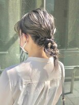 ディア(.eer)&nbsp;*Oo* ミルクティーアッシュ × 編み込み × 編みおろし *oO*