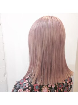 ミエル ヘア 新宿(miel hair) ピンクベージュ