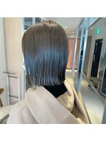 ヘアサロンガリカアオヤマ(hair salon Gallica aoyama)&nbsp;【坂本拓麻】大人かわいい切りっぱなしボブ/ばっさりイメチェン
