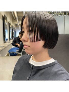 アンフェインド02(UNFEIGNED 02) クラゲヘアー/小顔に見せるヘア/ココアベージュ/伏見/栄