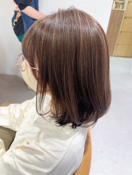 ゴカン(Gokan) 大人ガーリーチョコレートハイライト モードヘア/tsukasa