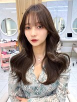 アフロートリノ(AFLOAT Leino)&nbsp;大人可愛い韓国ヘア　レイヤーカット　くびれヘア　顔周りカット