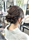 【立川CRES吉岡俊】浴衣ヘアアレンジ　浴衣着付