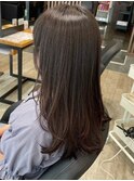 髪質改善トリートメントミルクティーベージュカラーくびれヘア