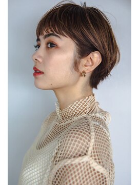 ルス 立川(LUZ) 【LUZ立川】ショートカット+シアベージュ★New Open