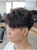 フェザーパーマニュアンスパーマ刈り上げ万代新潟駅