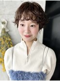 マッシュショートパーマ【福岡 デジタルパーマ 髪質改善】