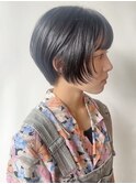 【morio原宿】ショートカット 顔周りレイヤー 黒髪