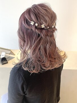オルチェット(Olu'chette HAIR LIFE) 【深澤】お呼ばれヘア/結婚式ヘア/ハーフアップアレンジ