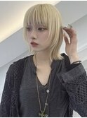 【TAISEI】ウルフボブレイヤー＆ブロンドカラー