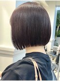 ミニボブ/縮毛矯正