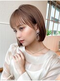 【NEW OPEN】小顔前髪あり後れ毛サイドバングメルティカラー