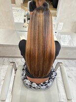 キング 高槻(K!ng) 縮毛矯正髪質改善ハイライトレイヤーカット枚方美容室エクステ