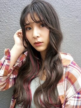 ブゾン(buZon) 【buZon ブゾン】ロングウェーブ&インナーカラー