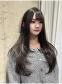 レイヤーカット/ハイレイヤーカット/韓国ヘア/透明感カラー
