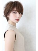 【FRAME  天王寺あべの】小顔に見えるショートヘア