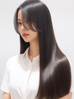 アトランティス 羽倉崎(Atlantis)の写真/【今までにないツヤ感が実現できる縮毛矯正！】髪の芯から潤いを与え、ナチュラルな仕上がりに…♪