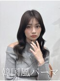 レイヤーカット/顔周りカット/顔周りレイヤー /韓国風パーマ