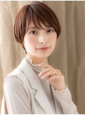 斜めバング小顔コンパクトショートカットTd2戸田公園30代40代!