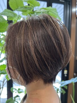 カームヘア(CalmHAIR) ナチュラルボブ白髪ぼかし