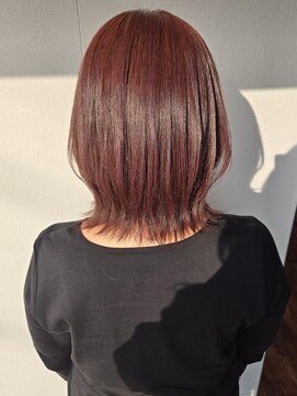 キー(Kii) ボブレイヤー×ピンクベージュ