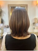 大人可愛いひし形レイヤー×外ハネボブ/30代４０代髪質改善 柏