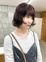 トゥコ(tuco)&nbsp;ボブパーマ　ニュアンスパーマフェイスレイヤー　あご下ボブ