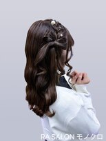 アールエーサロンモノクロ 秋葉原(RA SALON モノクロ) 【推し活ヘア】立体リボンカチューシャ
