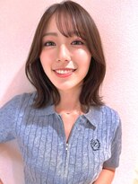 サンド ミュウ 横浜店(sand mieu)&nbsp;大人可愛いミディアムレイヤー