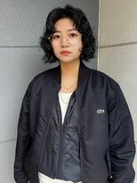 ヘアーアイストゥーレ(HAIR ICI TRE)&nbsp;ボブパーマニュアンスくるくる20代30代ドライパーマレイヤー