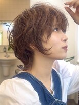 グリーンミドル(GREEN middle)&nbsp;ショートウルフ/ニュアンスパーマ/顔周りレイヤー/ウルフパーマ