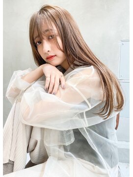 シエナ 渋谷(Siena) siena　　ラテベージュ×大人ストレートロング　　　渋谷