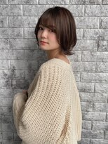 リアイス(Re:ICE) ミニウルフ/くすみブルー/流れるレイヤー/インナーハイライト