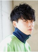 古着が似合うマッシュ ツイストスパイラル