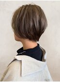 20代30代40代大人可愛い小顔ハンサムショートハイライト