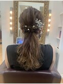 ゆるふわハーフヘアアレンジ★