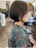 グレージュショート