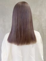 アイティー バイ アルバム 浦和店(IT by ALBUM)&nbsp;ラベンダーロング_ホ外ハネボブセクションカラー_ba384132