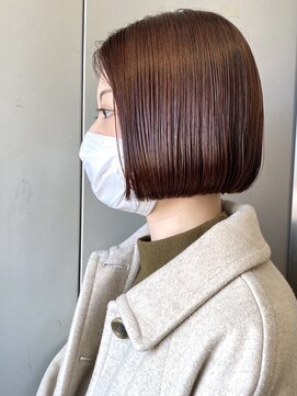 アンバースデー(UNBIRTHDAY) バイオレットブラウン/ぱつっとボブ【山本香菜】