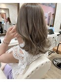 30代40代◎白髪ぼかし◎ナチュラルベージュ&レイヤーカット