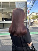 黒髪/グレーベージュ/レイヤーロング/前髪パーマ[横浜駅]