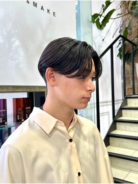 ゼスト 吉祥寺店(ZEST) センターパート　ニュアンスパーマ　毛流れ　鈴木楓竜